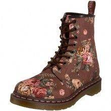 WOMENS DR MARTENS 1460 BOOT TAUPE VICTORIAN FLOWERS UK SIZE 3 9 