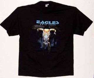   THE EAGLES LONG ROAD OUT OF EDEN SKULL TOUR T SHIRT SIZE LARGE FREY