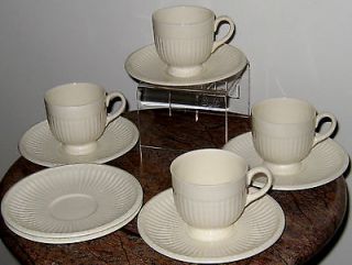 Wedgwood Etruria*Early Edme Pattern*4 Demitasse Footed Cups & 6 