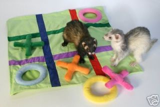 Marshall Ferret Cage Fun N Games Tick Tack Toe Blanket Bed Toy