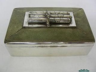 Magnificent Canadian Sterling Silver Cigar Box Henry Birks Montreal 