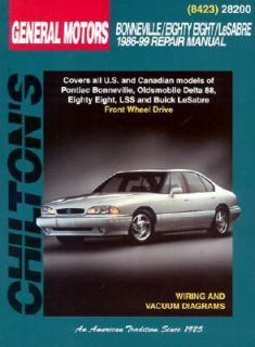 GM Bonneville, Eighty Eight, and Lesabre, 1986 1999 by Chilton 