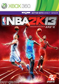 NBA 2K13 GENUINE XBOX 360 Video Game BRAND NEW & SEALED
