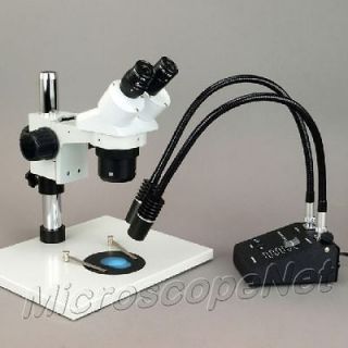   Stereo Microscope+6W LED Dual Gooseneck Light 4 Electronic Assembly