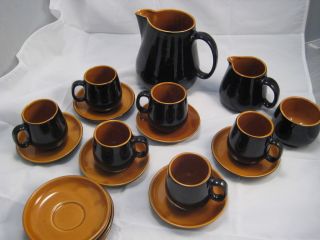 19 Vintage Prinknash Ceramic Dinnerware Tea Coffee Set England Rare