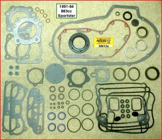 Engine Rebuild Gasket Kit, 1991 94 Sportster 883cc