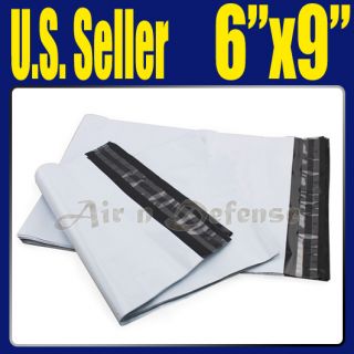 15 6x9 POLY MAILERS ENVELOPES PLASTIC SHIPPING BAGS SELF SEAL 6x 9 