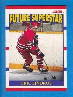 90 91 Score #440 ROOKIE RC Eric Lindros FUTURE SUPERSTAR OSHAWA 