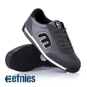 Etnies Lo Cut Ii Ls Mens Trainers Shoes   Grey/Black/Whi​te