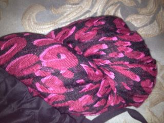 NEW louis vuitton authentic leopard rose pop etoile scarf