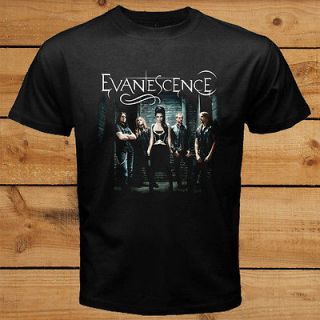 EVANESCENCE Concert Tour American Rock Band Amy Lee Black T Shirt Tee 
