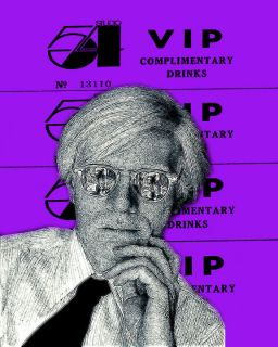 Andy Warhol At Studio 54 Pop Art Canvas 16 x 20
