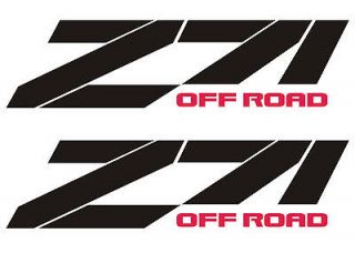 CHEVY Z71 OFF ROAD SET 1500 4X4 RACING DECALS STICKERS