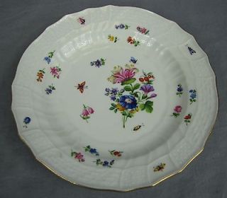 MEISSEN 19th CENTURY FLOWER & INSECT SOUP BOWL~Little to No Wear