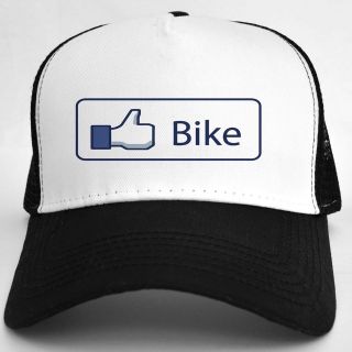 BIKE Facebook Like Funny Cycling/BMX Inspired Trucker Baseball Cap 