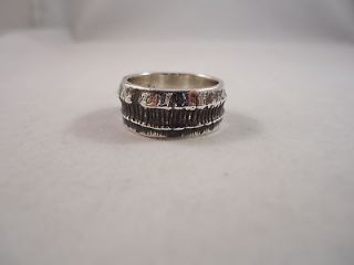 Mignon Faget sterling silver Scarred Node ring size 9.5