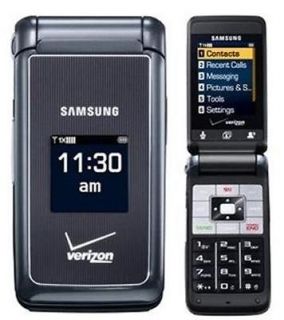 Nice Verizon Samsung u 320 Haven Flip Cell Phone with voice 