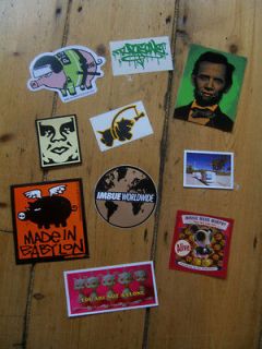 Street Art Stickers Obey Shepard Fairey Mau Ron English Pahnl IMBUE 