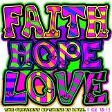 NEW HIPPY WORLD PEACE T SHIRT   Faith Hope Love (the greatest of these 