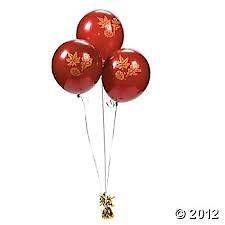  FALL 11 Latex Balloons Leaves Wedding Decoration Shower PARTY FAVORS