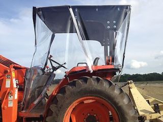 Kubota Farm Tractor Cab & Canopy Top &.25 Hard Acrylic front with 