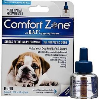 Two Comfort Zone 48ml D.A.P. Refills for Dogs Stress Reducer Barking 