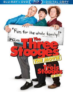 The Three Stooges Blu ray DVD, 2012, 2 Disc Set, Canadian