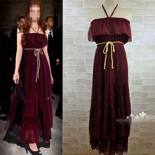 New Arrival Women Fashion Long Maxi Pleated Cocktail Evening Dress 