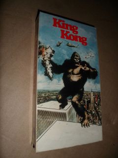 KING KONG VHS TAPE 135min ©1976 PG 0792106342 COLOR
