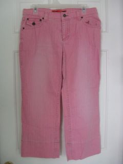 Mossissue Womens Capri Pink Jean Pants Size 11 MULTIPLES DISCOUNT