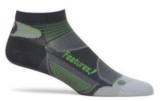 Feetures Elite Ultra Light Low Cut Socks E35042 Carbon/Electri​c 