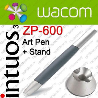   Intuos3 Cintiq 1st Gen Art Pen with Stand Felt Nibs Ink Brush ZP 600