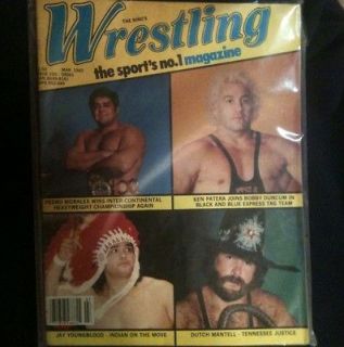 RIng Wrestling Magazine March 1982 Dutch Mantel Pedro Morales WWE NWA 