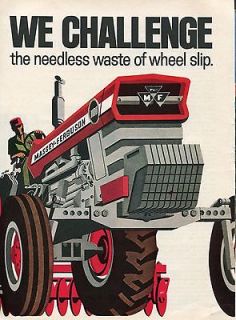 1968 Massey Ferguson MF 175 180 & 1100 Tractor 510 Combine 6 Page Farm 