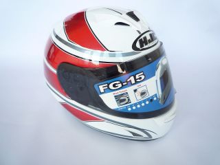 HJC FG 15 Arrowy Red MC 1   RRP £180 Motorcycle Helmet