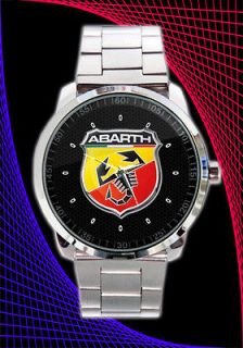 Abarth Fiat 600 500 850 Tc Ritmo Mm Car Mdl Wristwatch Esseesse 