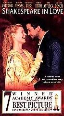 Shakespeare in Love VHS, 1999
