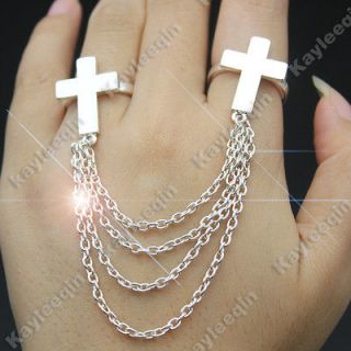 double finger ring in Jewelry & Watches
