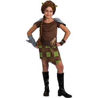 Princess Fiona Warrior Shrek Child Girls Ogre Halloween Costume