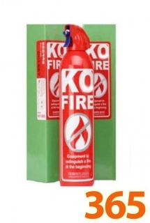 New KO Fire Small Fire Extinguisher KF 330 10oz (230ml)