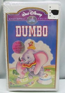 Dumbo VHS, 1998 Video Walt Disney Movie NEW and SEALED Clamshell Box
