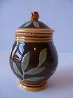 Fitz and Floyd FLORENTINA Brown Condiment Jar with Lid