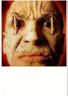 Thom Stuart Artist with Mud on Face Postcard