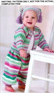 Knitting PATTERNS Baby Rompers Jackets Pants Hats Bumble Bee 6 24 