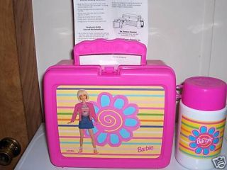 Barbie Girls Zone `Lunchbox & Thermos`New W/Paper