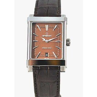 ETERNA Mens 1935 Grand Automatic Stainless Steel Watch with Leather 