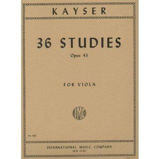   Studies, Op. 43   Viola   International Music Co. Musical Instruments