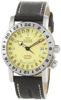 Glycine Airman 18 Automatic Cream Dial on Strap Watches 