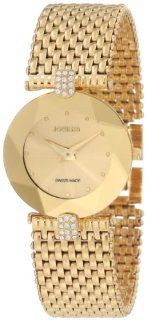   Gold PVD Dimensional Glass Rhinestones Watch Watches 