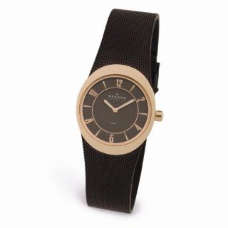 Skagen Womens Brown Mesh Watch #564XSRM Watches 